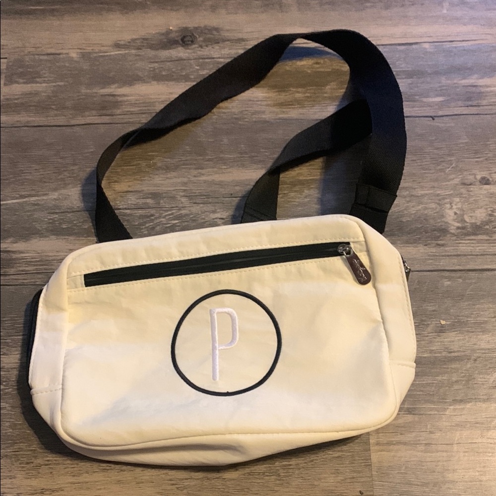 Thirty-One Cream and Sling Crossbody Bag